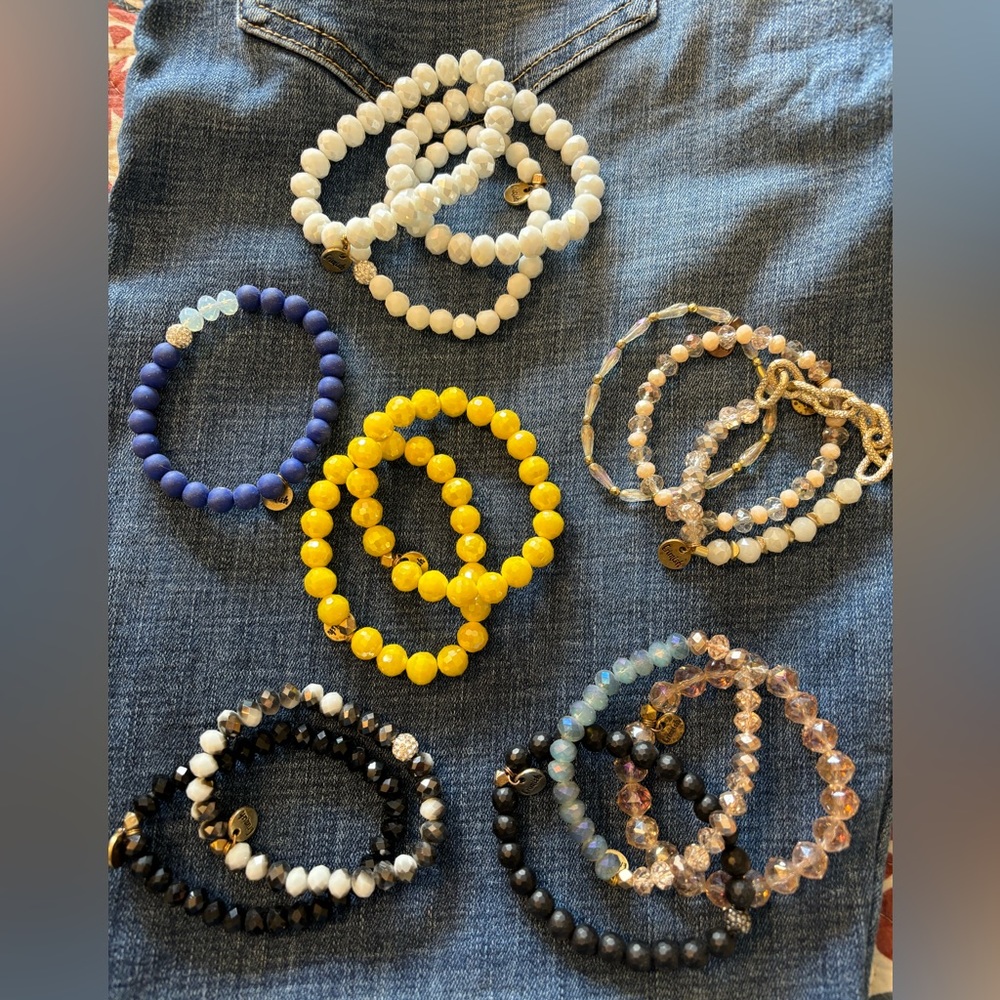 14 ERIMISH Bracelets.. sold all together! These are great colors!!